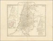 Holy Land Map By Jean-Baptiste Bourguignon d'Anville