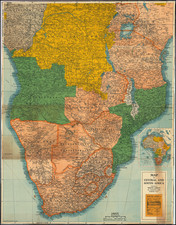 Map of Central and South Africa Published by "South Africa" 122 Chancery Lane London, W.C.2 . . . 1955 By Stanford's Geographical Establishment