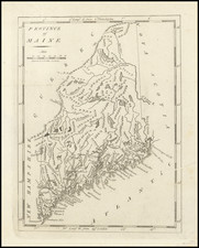 Maine Map By Mathew Carey / Amos Doolittle