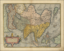 Asiae Nova Descriptio By Abraham Ortelius