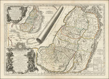 Holy Land Map By Pierre Moullart-Sanson