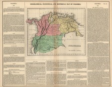 South America Map By Henry Charles Carey  &  Isaac Lea