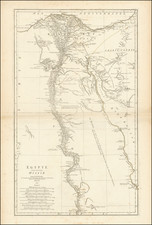 Egypt Map By Jean-Baptiste Bourguignon d'Anville