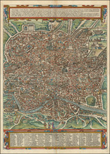 Rome Map By Georg Braun