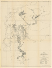 Montana and Wyoming Map By U.S. Army Corps of Topographical Engineer