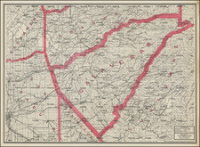 Weber's Map of Calaveras County California  . . 1914 By Punnett Brothers