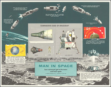 Space Exploration Map By Nelson Doubleday Inc.