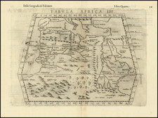 Tabula Africae IIII By Girolamo Ruscelli