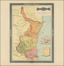 Mexico Map By Antonio Garcia y Cubas