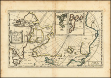 Polar Maps and Canada Map By Nicolas de Fer