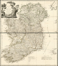 Ireland Map By Franz Anton Schraembl