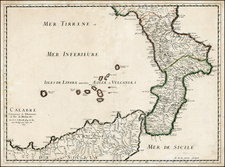 Italy and Balearic Islands Map By Nicolas Sanson