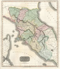 Europe, Italy and Balearic Islands Map By John Thomson