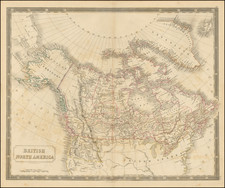Pacific Northwest, Canada and Western Canada Map By Sidney Hall