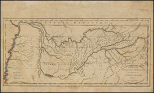 [ Cherokee Nation ]   A Map of the Tennassee Government formerly Part of North Carolina from the latest Surveys.  1795. By John Reid