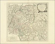 Northern Italy and Sud et Alpes Française Map By Paolo Santini / Giovanni Antonio Remondini