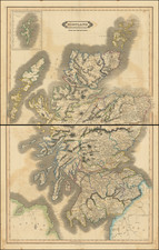 Scotland Map By Daniel Lizars