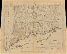 Connecticut Map By John Reid