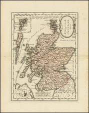 Scotland Map By Franz Johann Joseph von Reilly