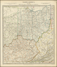 North America Sheet VIII Ohio, With Parts Of Kentucky And Virginia By SDUK