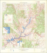 Arizona and Nevada Map By U.S. Geological Survey