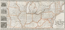 Midwest, Illinois, Indiana, Ohio, Michigan and Plains Map By Matthews-Northrup & Co.