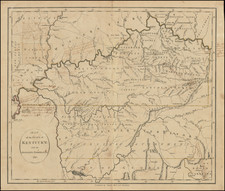 Map of the State of Kentucky with the Adjoining Territories  1794 (with contemporary annotations) By John Reid