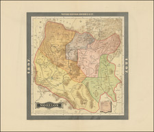 Mexico Map By Antonio Garcia y Cubas