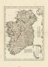 Ireland Map By Franz Johann Joseph von Reilly