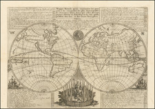 World and California as an Island Map By Henri Chatelain
