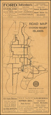 Washington Map By O. S. Van Olinda