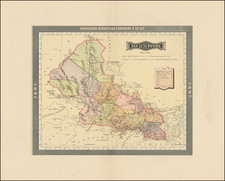 Mexico Map By Antonio Garcia y Cubas