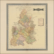 Mexico Map By Antonio Garcia y Cubas