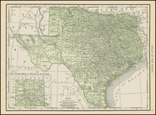 Texas  [Oklahoma on verso]  By Rand McNally & Company