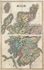 Scotland Map By Daniel Lizars