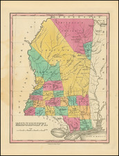 Mississippi Map By Anthony Finley