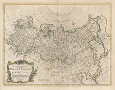 Europe, Russia, Asia and Russia in Asia Map By Thomas Kitchin