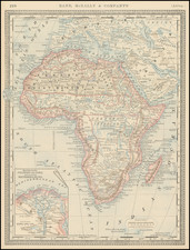 Africa Map By William Rand  &  Andrew McNally