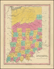 Indiana Map By Anthony Finley