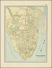 South Carolina Map By George F. Cram