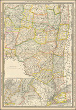 Southeastern New York [with inset] Vicinity of New York By Rand McNally & Company