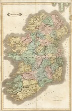Ireland Map By Daniel Lizars
