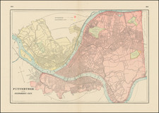 Pennsylvania Map By George F. Cram