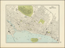 Eastern Canada Map By George F. Cram