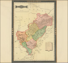 Mexico Map By Antonio Garcia y Cubas