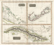 Caribbean Map By John Thomson