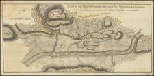 Vermont, New York State and American Revolution Map By William Faden