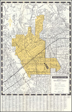 Los Angeles Map By Scott-Mitchell Company