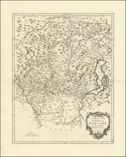 Northern Italy and Sud et Alpes Française Map By Paolo Santini / Giovanni Antonio Remondini