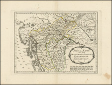 Croatia & Slovenia and Bosnia & Herzegovina Map By Franz Johann Joseph von Reilly